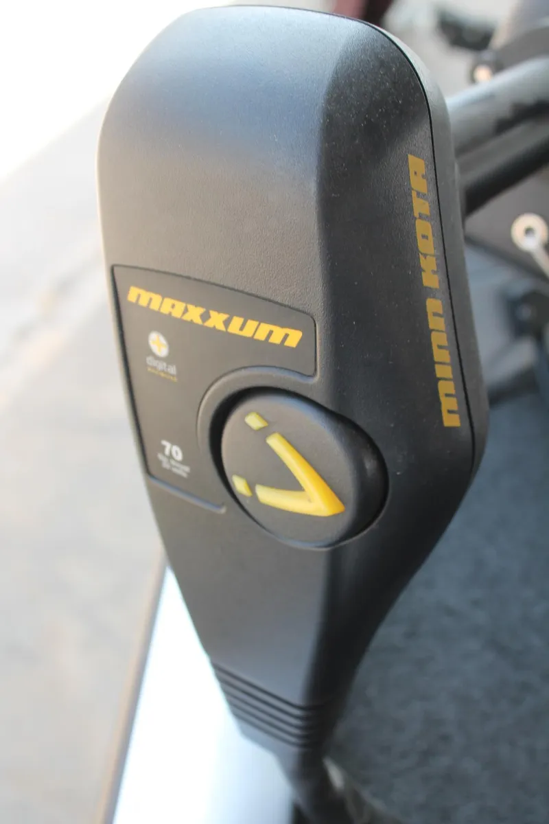 Slide: The Image of Minn Kota Maxxum trolling motor control on 2013 Ranger RT188 boat. - 9