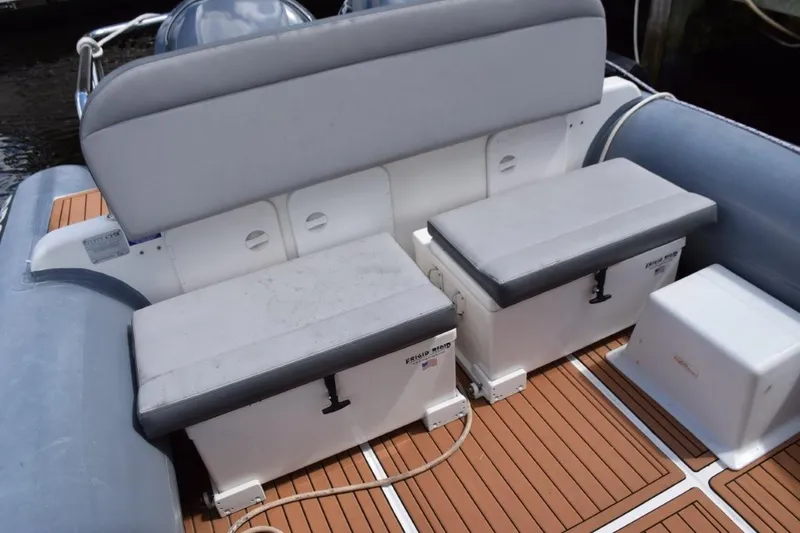 Slide: The Image of Forward cockpit has quarter seats and storage beneath - 16