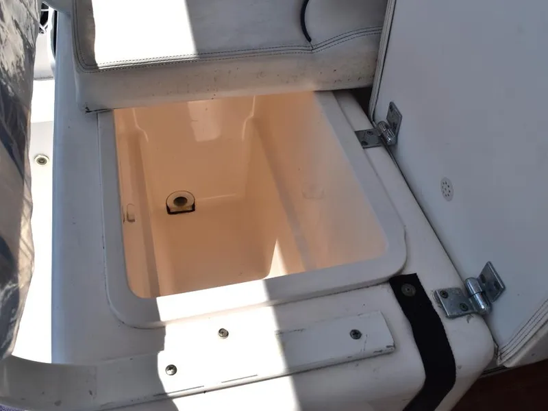 Slide: The Image of Open storage compartment on a 2006 Tiara Yachts 3200 Open boat. - 36