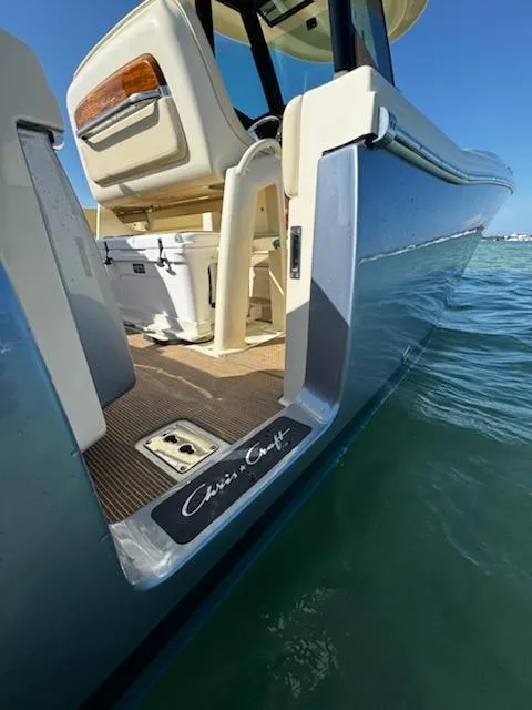 Slide: The Image of 2024 Chris-Craft Catalina 24 boat, showcasing sleek design and luxurious interior details. - 47