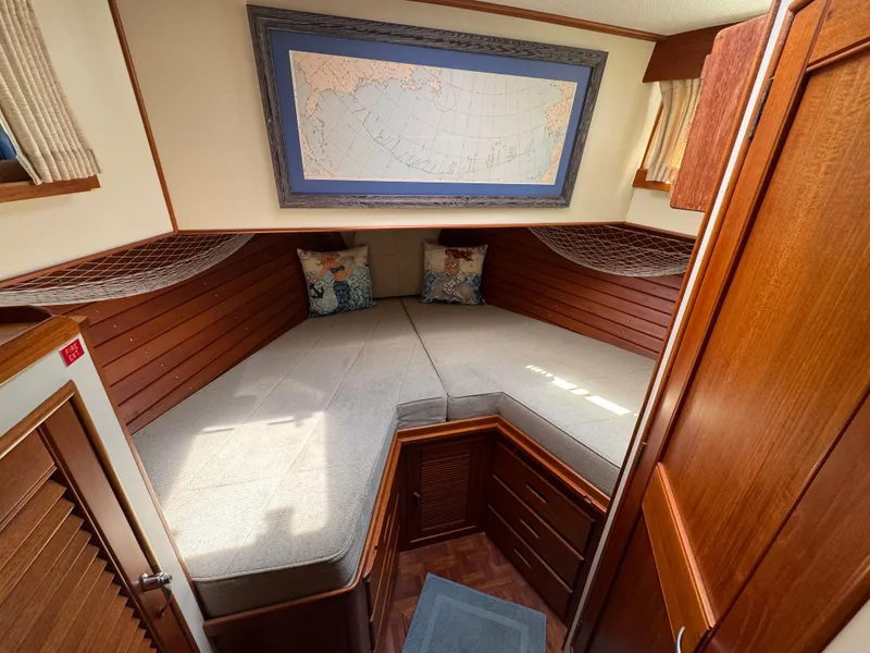Slide: The Image of Interior of Grand Banks 42 Classic yacht, year 2000. - 27