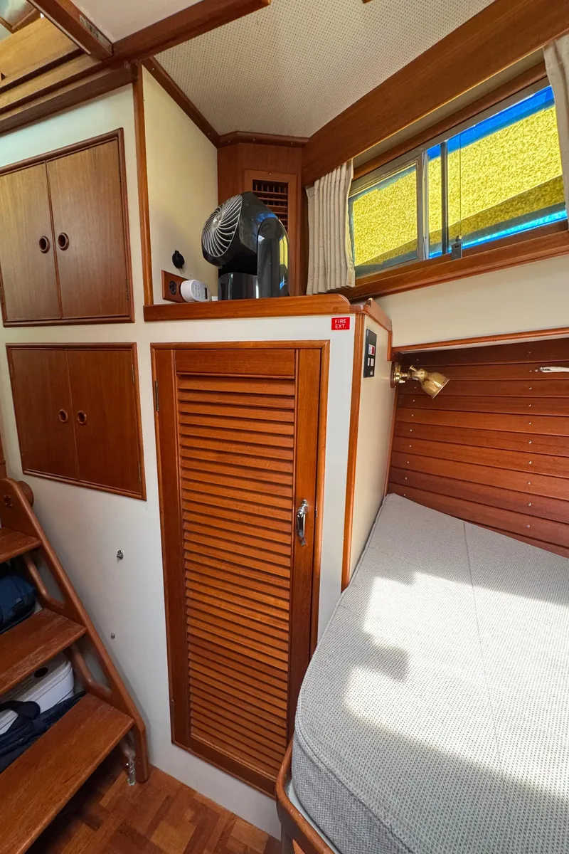 Slide: The Image of Interior of Grand Banks 42 Classic yacht, year 2000. - 32
