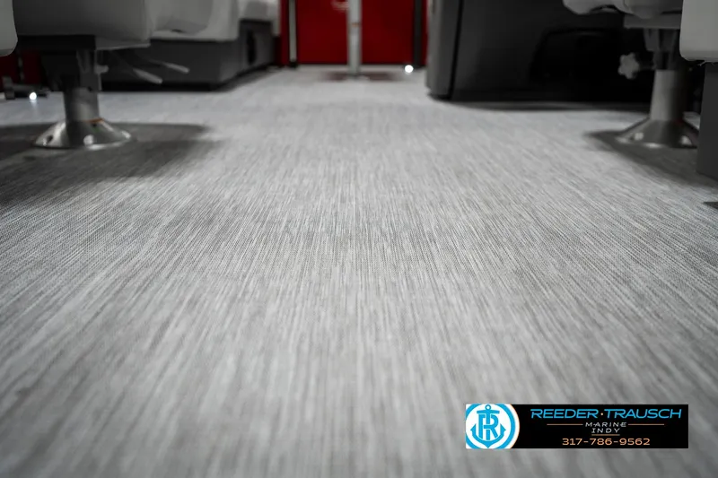 Slide: The Image of 2025 Bennington 22 SSR interior flooring with sleek, modern design. - 44