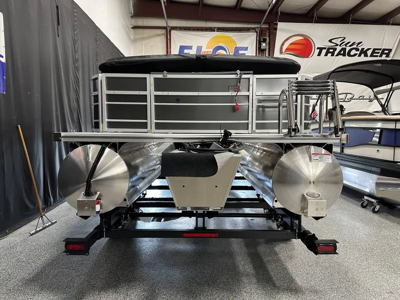 Slide: The Image of 2025 South Bay 222FCR LE 2.75 pontoon boat undercarriage with aluminum pontoons. - 18