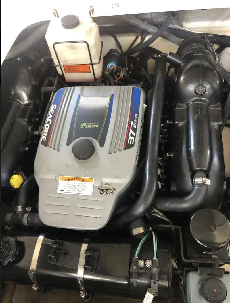 Slide: The Image of 2012 Formula 31 PC engine compartment with Volvo Penta 377 MAG engine. - 13