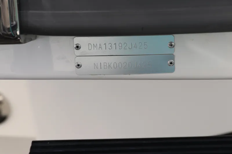 Slide: The Image of Hull identification number on 2025 Nimbus Tender 8 boat. - 45