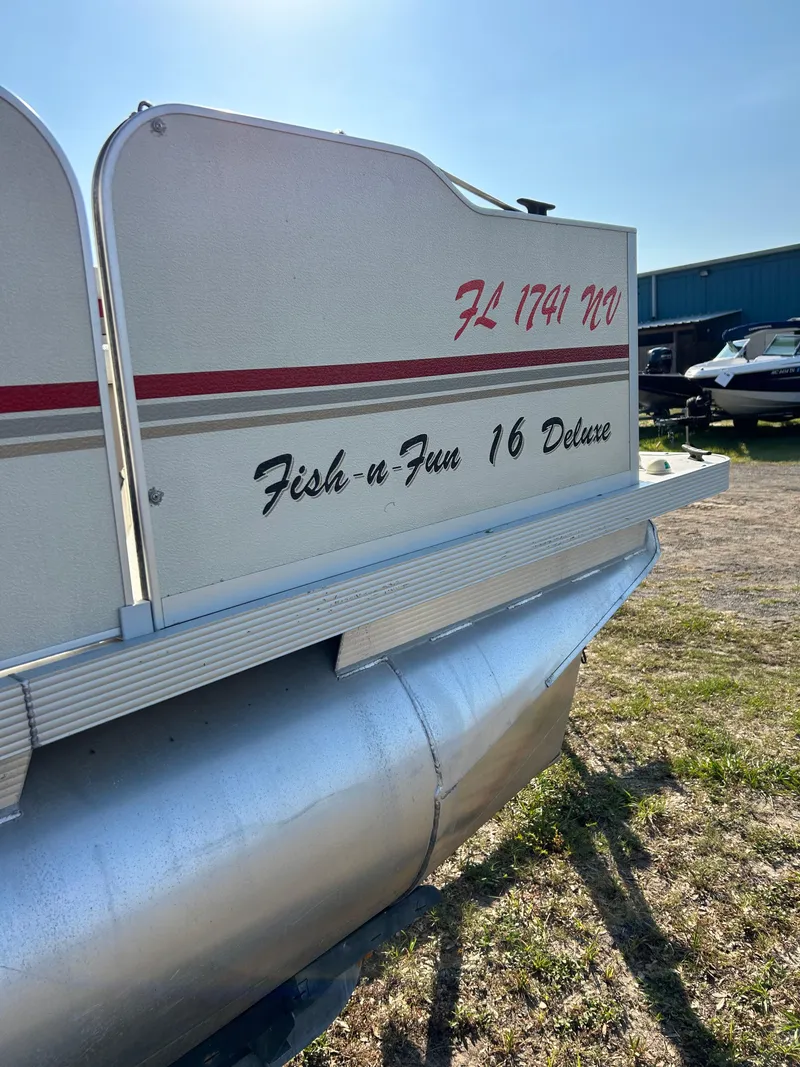Slide: The Image of 2008 Fiesta Fish-n-Fun 16 Deluxe pontoon boat with registration number FL 1791 NW. - 5