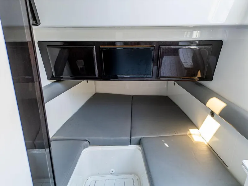 Slide: The Image of 2020 HCB 53 Sueños cabin interior with modern design and comfortable seating. - 26