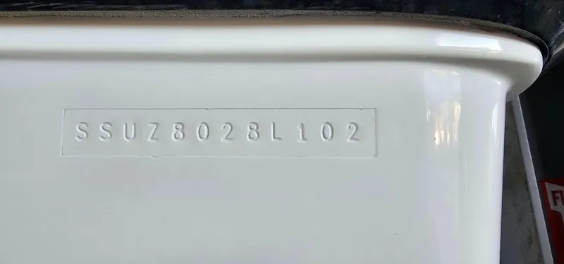Slide: The Image of Hull identification number on a 2002 Pursuit 3800 Express boat. - 37