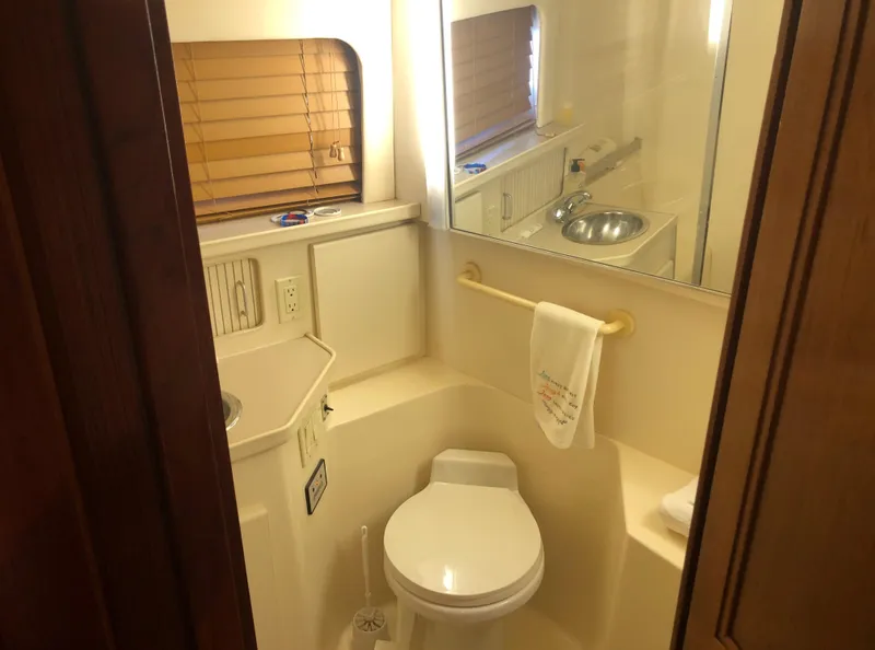 Slide: The Image of Carver 355 Aft Cabin 1996 - 53