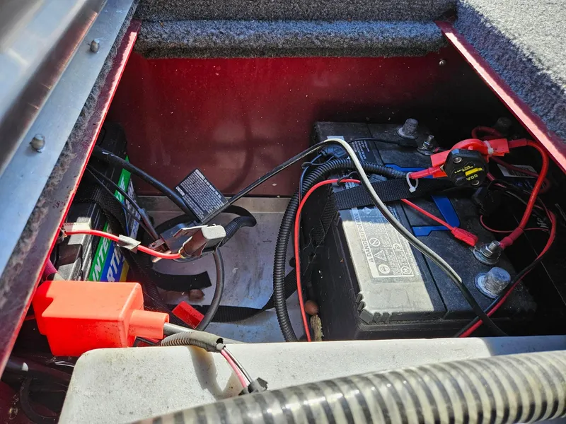 Slide: The Image of Battery compartment of 2022 Tracker Pro Team 195 TXW Tournament Edition boat. - 18
