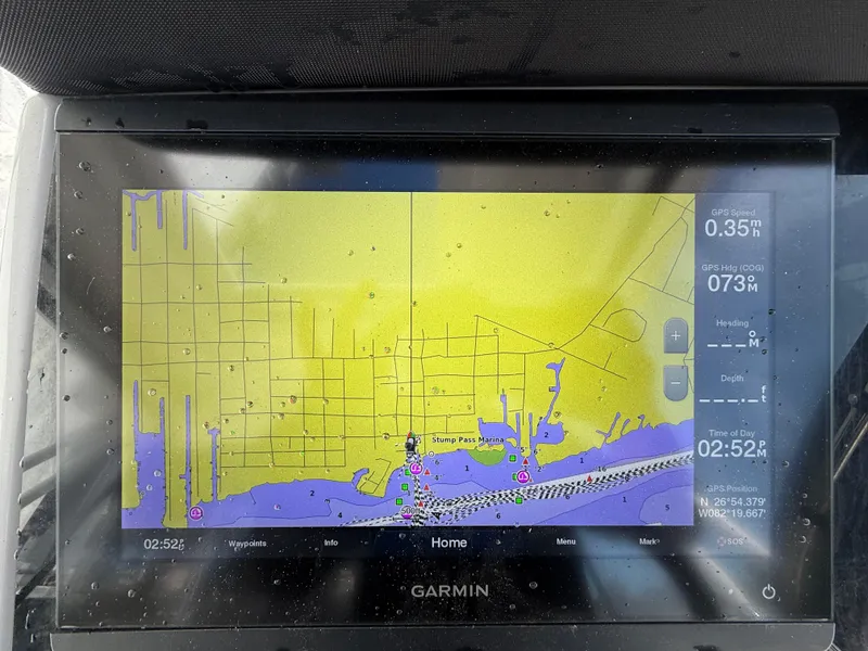 Slide: The Image of Garmin navigation display on 2020 Jeanneau Leader 9.0 WA boat. - 47