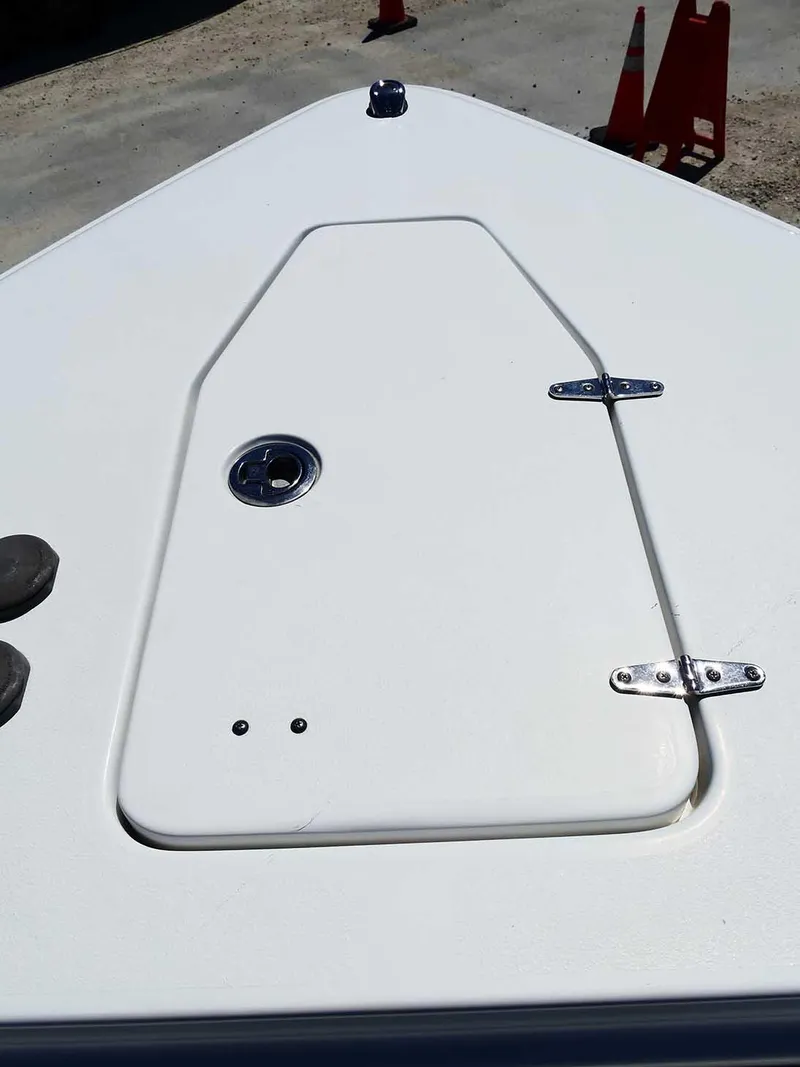 Slide: The Image of 2021 Sea Hunt Gamefish 27 Coffin Box, white deck view. - 31