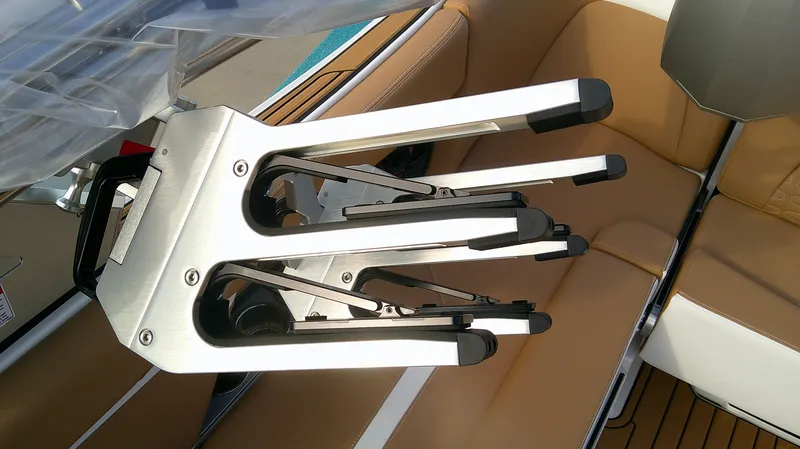 Slide: The Image of 2025 MasterCraft X24 boat interior with sleek, modern design and advanced features. - 5