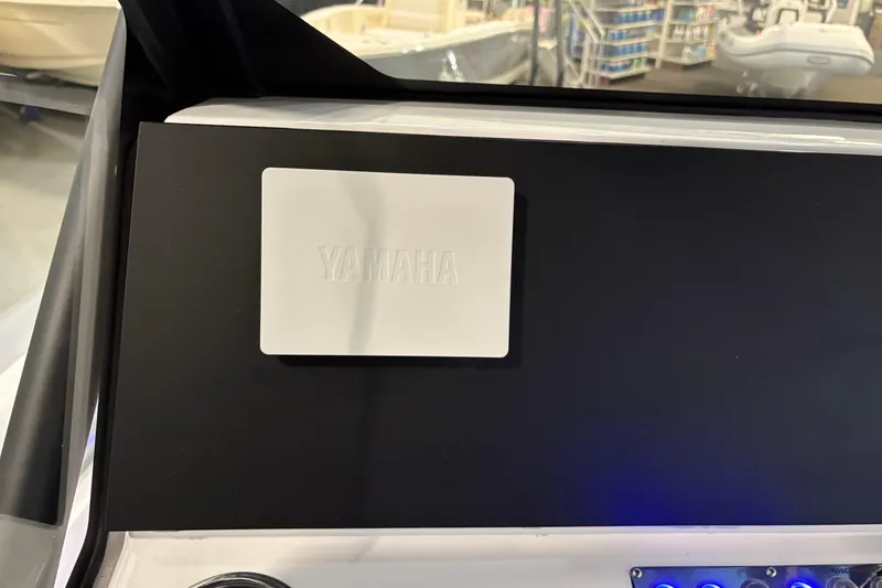 Slide: The Image of Dashboard of 2026 Highfield ADV7 boat featuring Yamaha panel. - 16