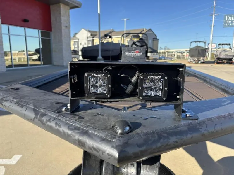 Slide: The Image of 2025 Gator Tail 18/60 Extreme Series boat with Rigid LED lights on the bow. - 7