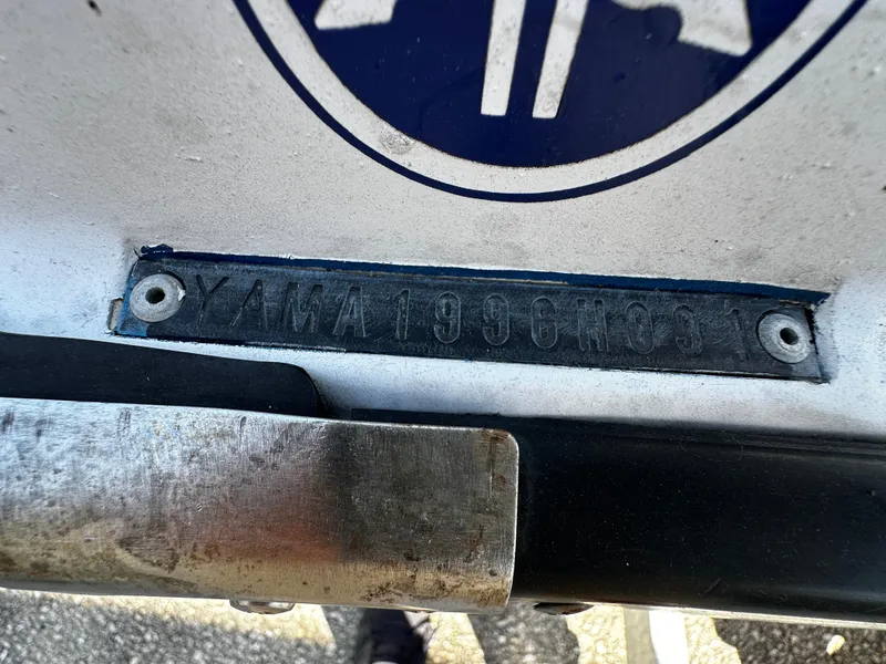 Slide: The Image of 1991 Yamaha WaveRunner Super Jet identification plate with serial number detail. - 5