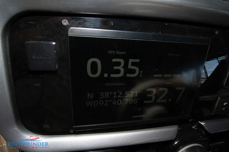 Slide: The Image of Dashboard of 2024 Invictus GT370S with Garmin GPS display. - 30