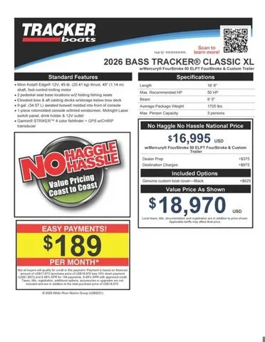 Slide: The Image of Tracker Bass Tracker Classic XL 2026 - 7