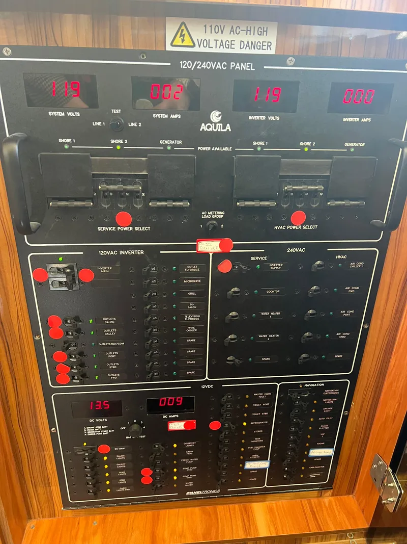 Slide: The Image of 110/ 12volt electrical panel - 32