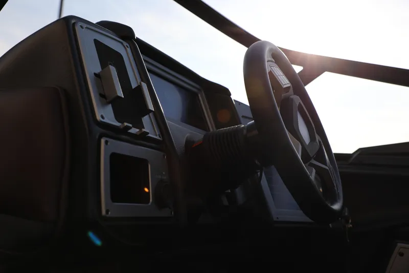 Slide: The Image of 2023 Supra SL dashboard and steering wheel in sunlight. - 19