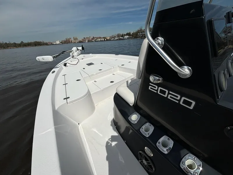 Slide: The Image of Blazer Bay 2020 boat on water, showcasing sleek design and modern features. - 8