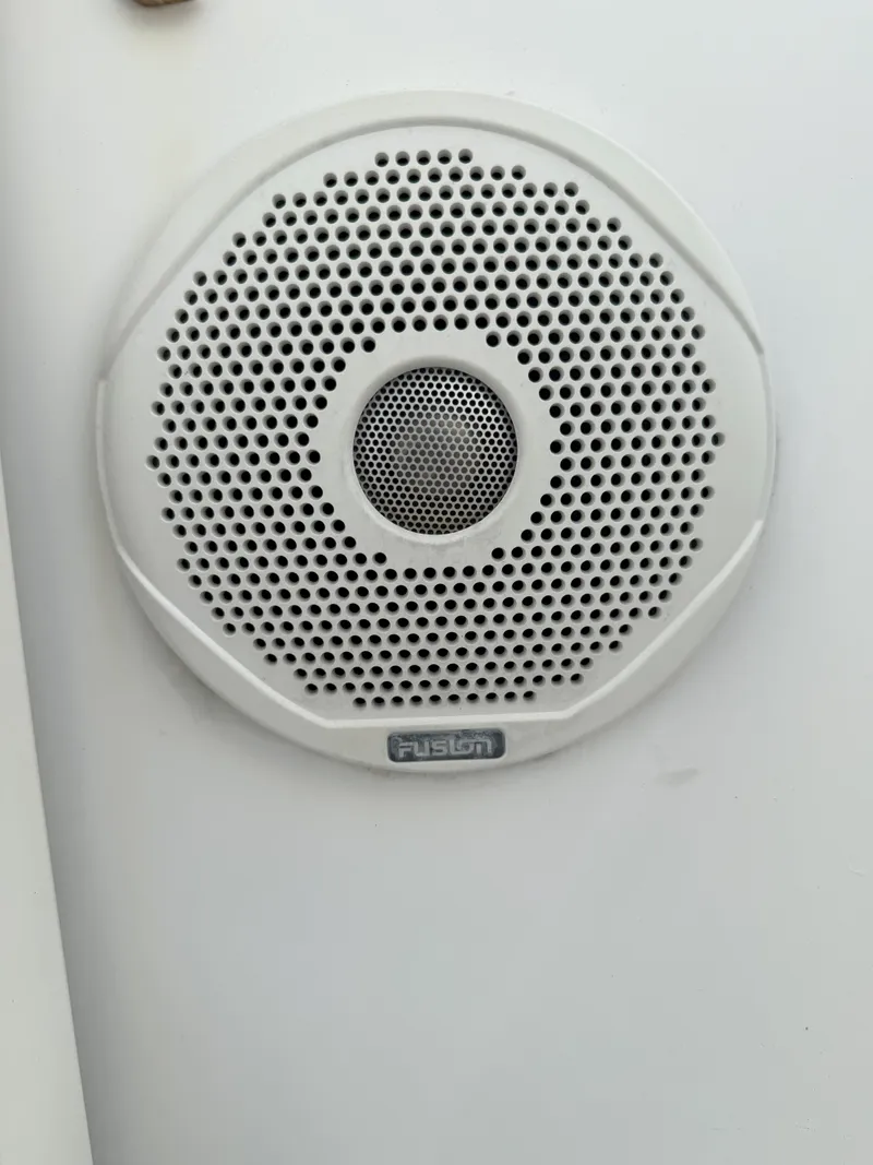 Slide: The Image of White Fusion marine speaker on Fountaine Pajot Mahe 36 Evolution, 2014 model. - 31