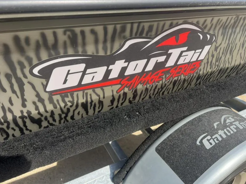 Slide: The Image of Gator Tail 17/50 Savage Series 2025 logo on textured surface. - 18