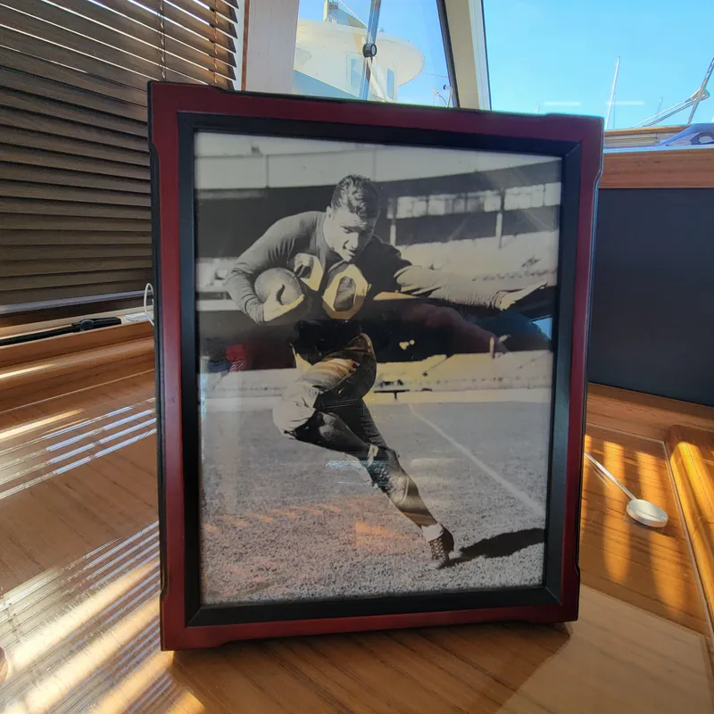 Slide: The Image of Framed vintage football photo on a Greenline 40 Hybrid yacht, 2022 model. - 26