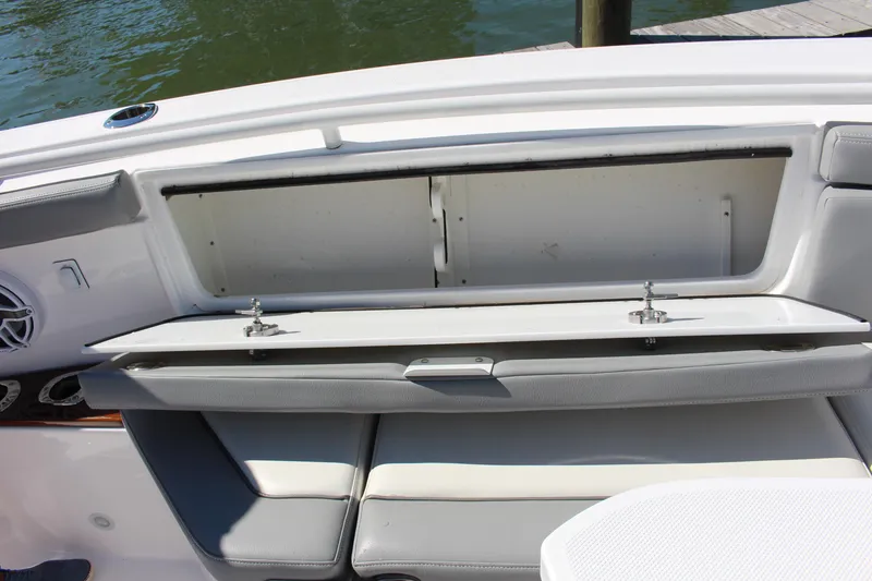 Slide: The Image of 2024 Everglades 395 Center Console anchor system detail. - 21