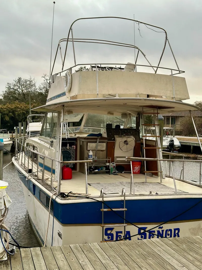 Slide: The Image of Chris-Craft 410 Commander 1983 - 2