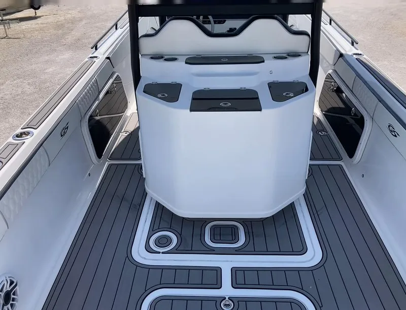 Slide: The Image of 2022 Glasstream 36 PRO boat interior with sleek design and modern features. - 16