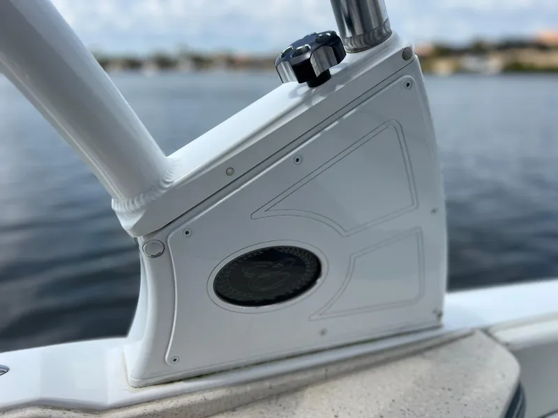 Slide: The Image of 2019 Cobalt 25 SC boat detail, fresh water use, Yamaha 300 engine, 215 hours. - 39