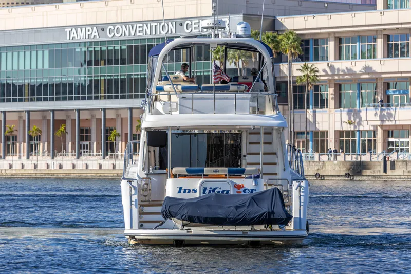 Slide: The Image of 2007 Neptunus 62 Flybridge yacht near Tampa Convention Center. - 7
