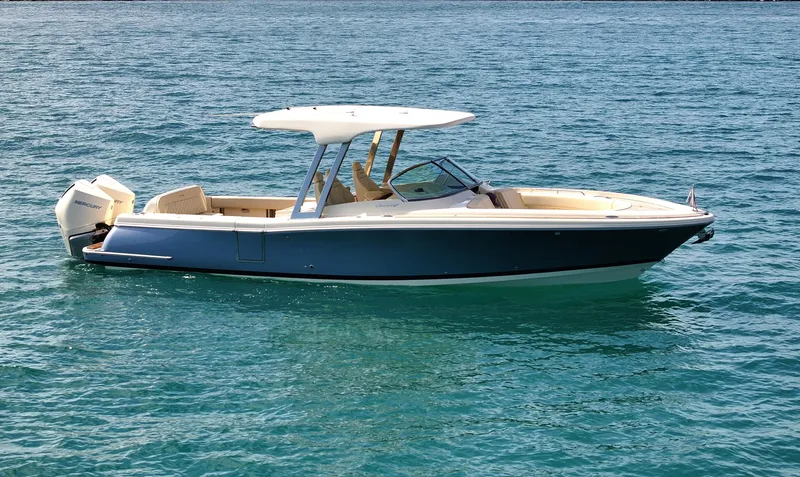 The Image of 2022 Chris-Craft Calypso 30 boat on clear blue water. - 0