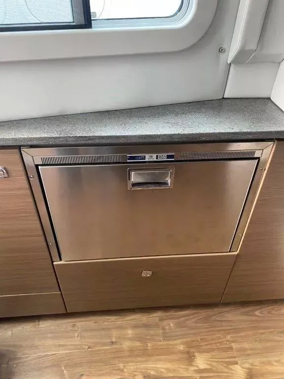 Slide: The Image of Stainless steel dishwasher in 2017 Formula 430 Super Sport Crossover yacht kitchen. - 11