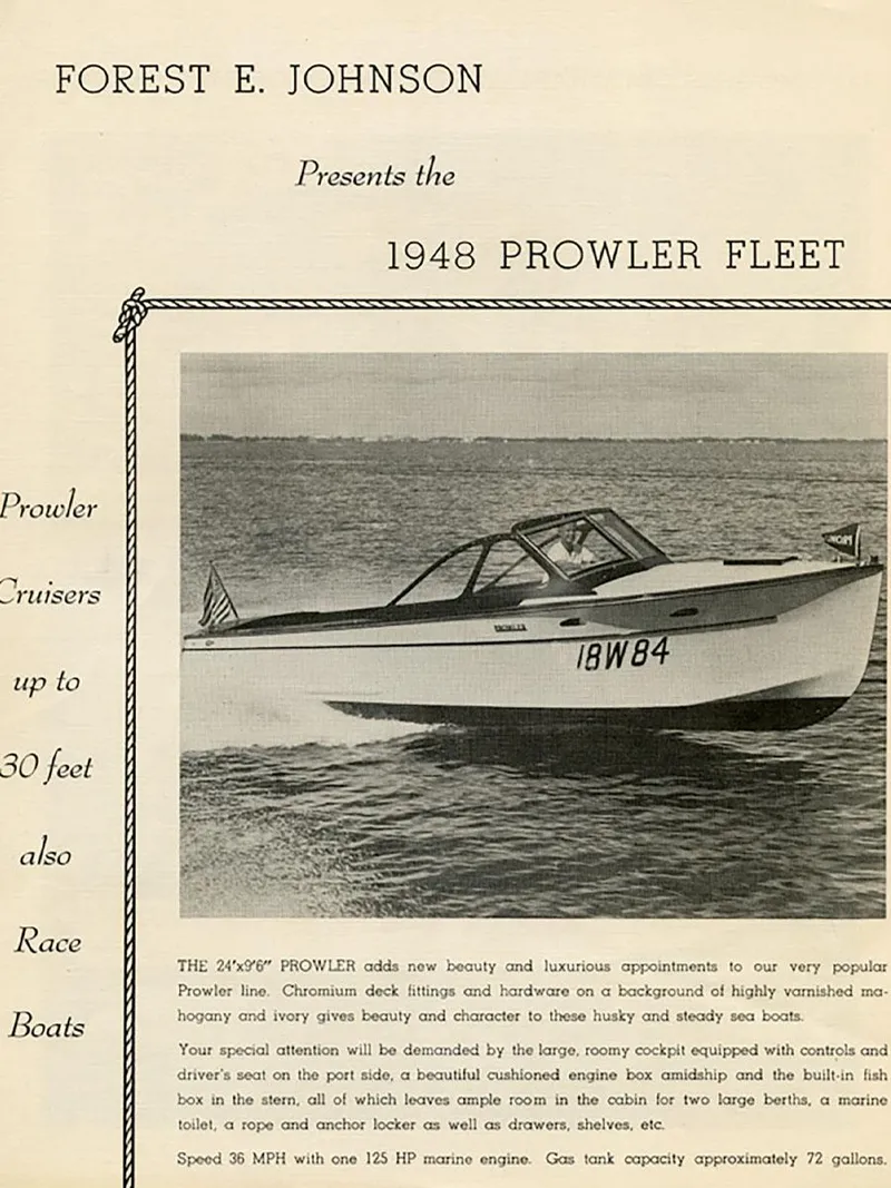 Slide: The Image of Forest E Johnson Prowler 24 ~ Vintage Marketing - 12