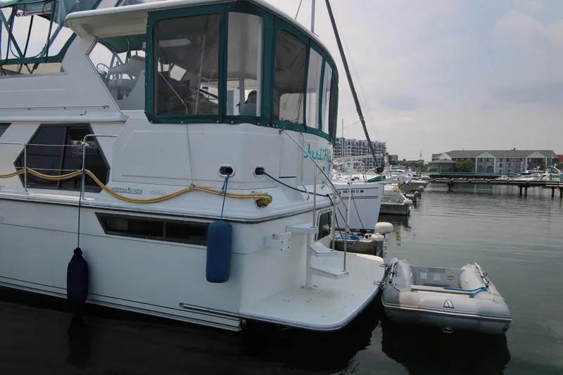 Slide: The Image of Platform with Weaver Davits for Dinghy - 43