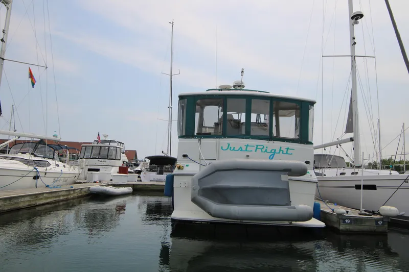 Slide: The Image of Dinghy on Davits and Secured - 45