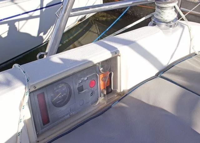 Slide: The Image of Engine gauges in cockpit - 4