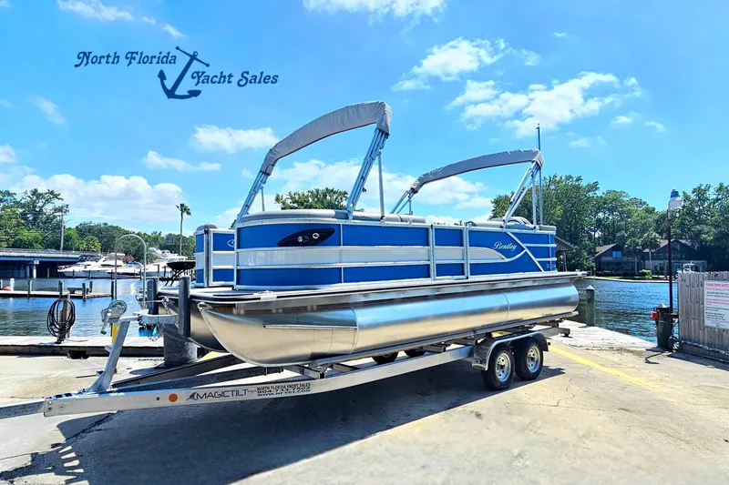The Image of 2025 Bentley Pontoons Legacy Cruise 223 on trailer at North Florida Yacht Sales. - 0