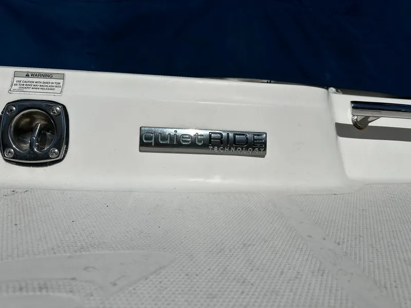 Slide: The Image of 2013 Sea Ray 270 SLX boat with Quiet Ride Technology badge. - 4