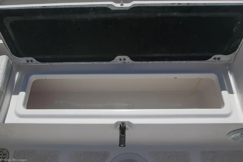 Slide: The Image of Open storage compartment on a 2021 Sea Fox 248 Commander boat. - 23