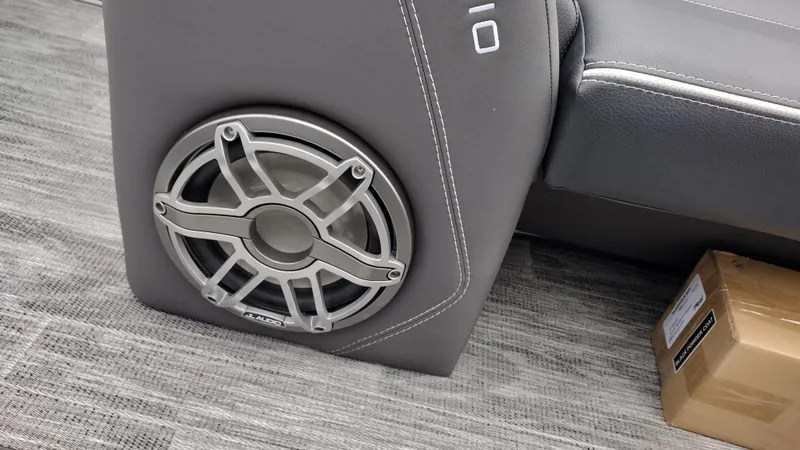 Slide: The Image of Speaker integrated into Viaggio Diamante 2025 interior with sleek design and modern upholstery. - 33