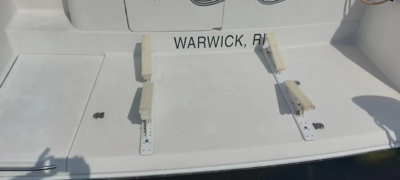 Slide: The Image of 1998 Formula 41 PC boat deck with Warwick, RI inscription. - 34