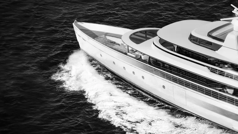 Slide: The Image of Luxurious 2026 Prime Megayacht Maharani cruising through ocean waters, showcasing sleek design and elegance. - 23