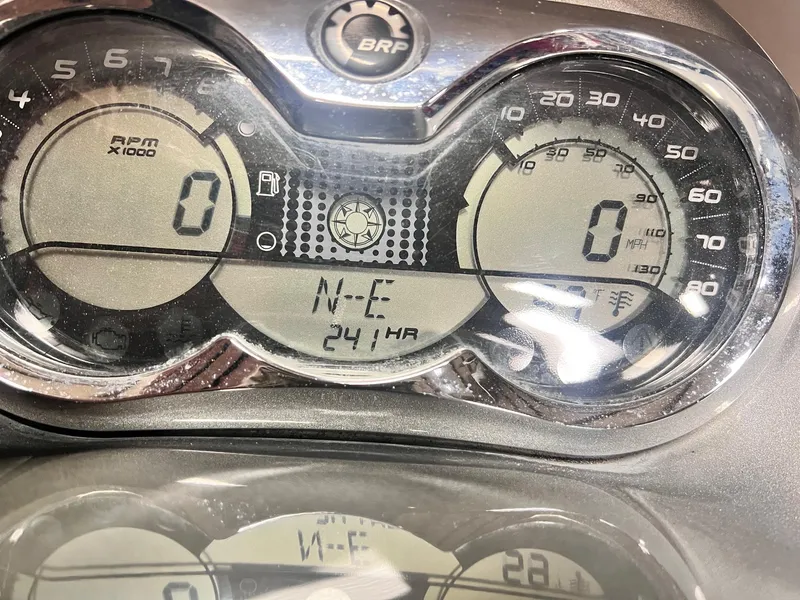 Slide: The Image of Dashboard of a 2006 Sea-Doo GTX 155HP showing 241 hours of use. - 3