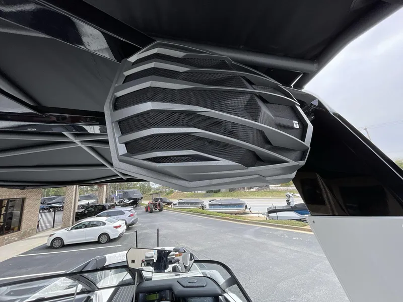 Slide: The Image of 2023 Nautique Super Air Nautique G25 Paragon boat speaker detail. - 18