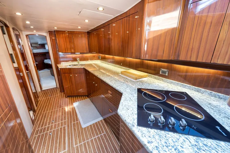 Slide: The Image of Viking 52 Smooth Operator - Galley, Cooktop and Storage - 12