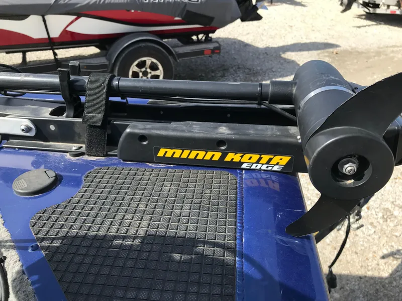 Slide: The Image of Minn Kota Edge trolling motor on 2012 Tracker Pro Team 175 TF boat. - 12